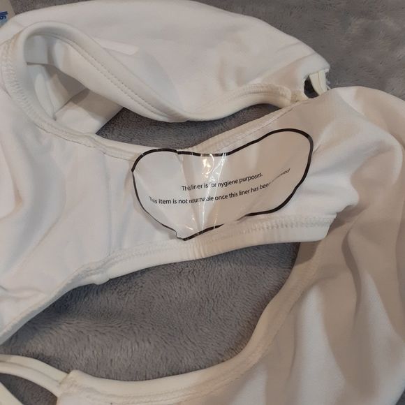 Swimsuits For All Triple String Cut Out White Bikini Swim Bottoms NWT - Picture 7 of 15